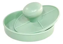 Comprar Molde Prensa Para Amburguesa De Plastico Carol X2 Color Verde Claro