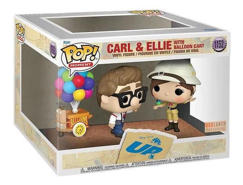 Imagen 1 de 1 de Funko Pop Movie Moment Up Carl Y Ellie Balloons Boxlunch