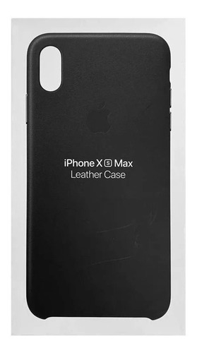 Apple Leather Case Cuero Para iPhone XS Max  (open Box)
