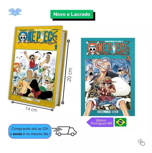 Mangá One Piece Volume 02 Lacrado Português Oficial Original