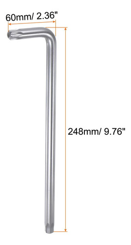 Harfington T55 A Prueba De Manipulaciones Torx Star Key Bit