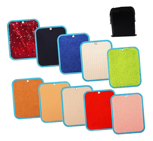 10 Piezas Mats Sensoriales Almohadillas Sensoriales Con