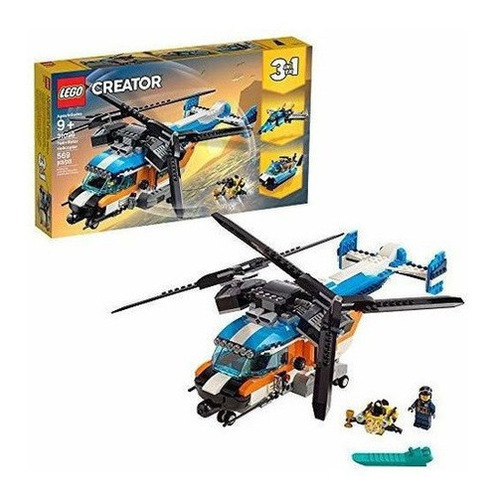 Kit De Construccion Lego Creator 3in1 Twin Rotor Helicopter 