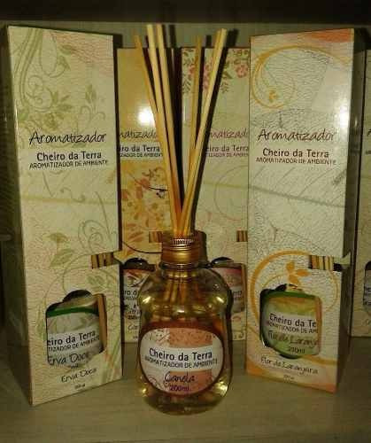 Aromatizador De Ambiente - Kit C/ 5 Frascos - 200ml Cada