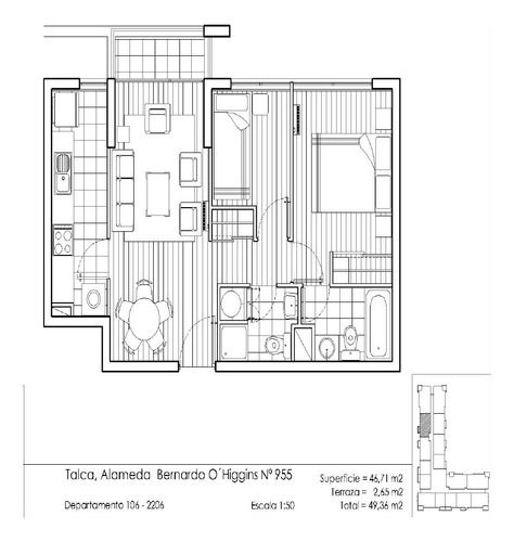 Hermoso Departamento En Alameda Talca