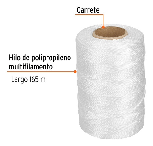 Hilo Truper P/albañil Bobina De 165 Mt. # Hil-165