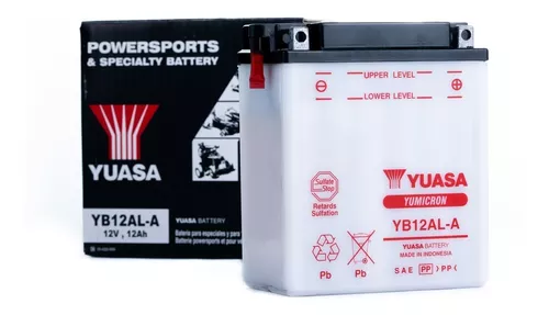 Bateria para moto 12V 12Ah Yuasa YB12AL-A