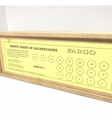 Imagen 6 de 8 de Juego De Sacabocados N°4. Incluye 19 Piezas. De 3 A 38mm.