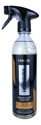 Limpador De Bancos De Couro Higicouro 500ml Vonixx