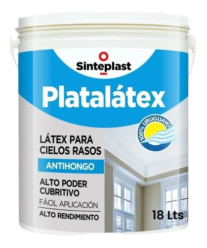 Platalatex Cielos Rasos Antihongos 18 Lts. - Sinteplast