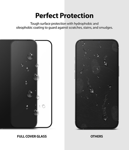 Imagen 9 de 10 de Vidrio Templado Para iPhone 13 Pro Max 6,7 Full Covr Ringke