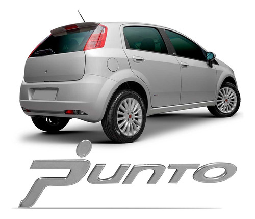 Emblema Tampa Porta Malas Fiat Punto 07 08 09 10 11 12