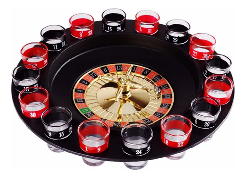 Juego De Ruleta Casino De Shots Con Vasos Cortitos Juego