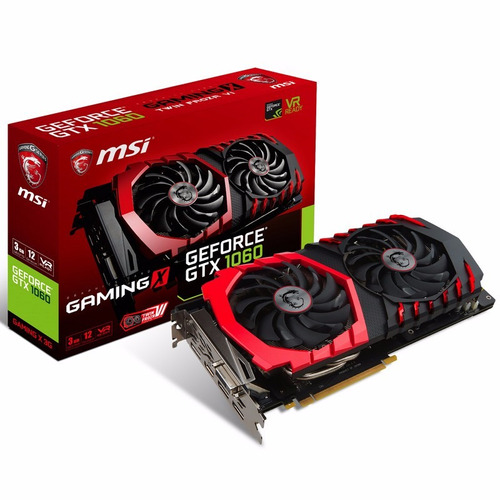 Tarjeta De Video Msi Gtx 1060 3gb Ddr5 192-bit, Hdmi/dp/dvi