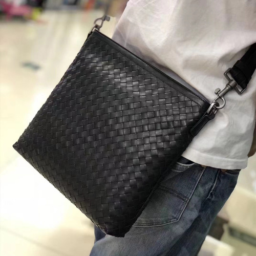 Bolso Bandolera Mcbv New De Piel De Vaca Tejido A Mano Para