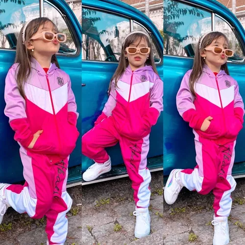 Roupa de Frio para Bebê Menina Casaco e Calça Vermelho Mini Diva