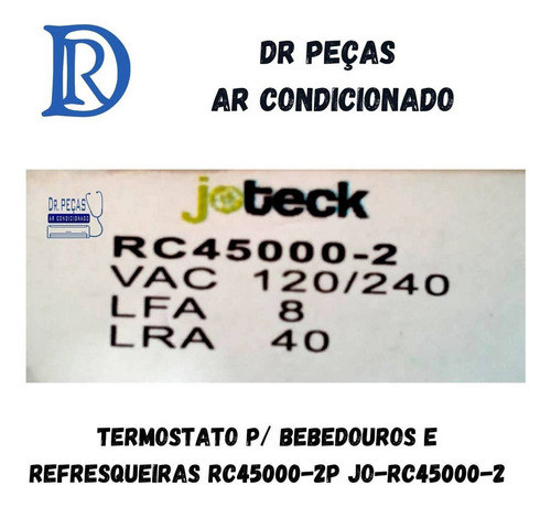 Termostato para bebederos y refrescantes Rc45000-2