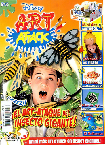 El Art Attack Del Insecto Gigante Nro 3, De Disney Estudios, Walt. Serie N/a, Vol. Volumen Unico. Editorial Sin Editorial, Tapa Blanda, Edición 1 En Español, 2016