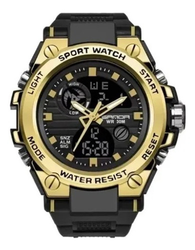 Sanda739 Reloj Casual Militar Resistente Al Agua Para Hombre