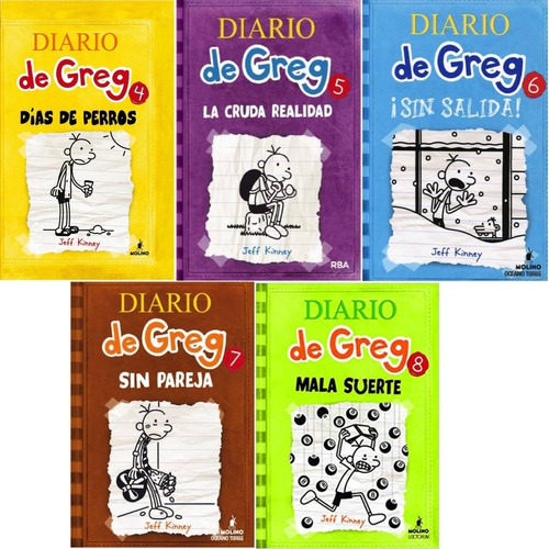 5x1 Diarios De Greg 4 + 5 + 6 + 7 + 8