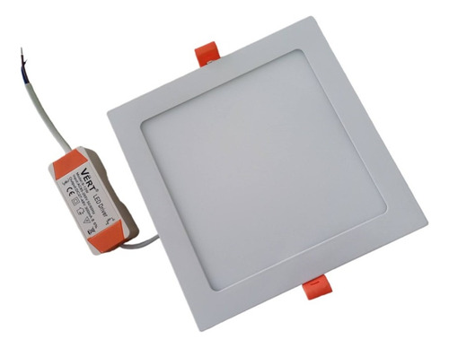 Panel Led Cuadrado Para Empotrar Eco De 12w 85-265v