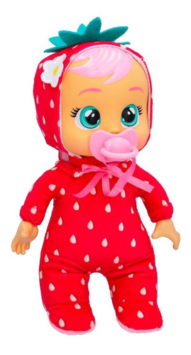 Imagen 3 de 7 de Cry Babies Muñeca Tiny Cuddles Tutti Frutti Ella Frutilla Ed