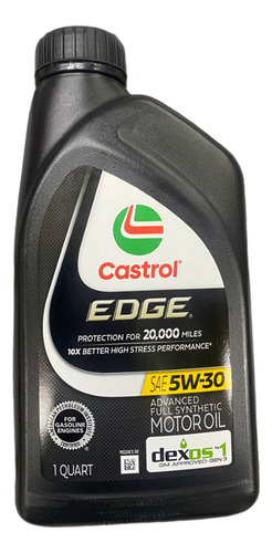 Aceite Castrol Edge 5w-30 Full Synthetic 6pz Botella 946ml