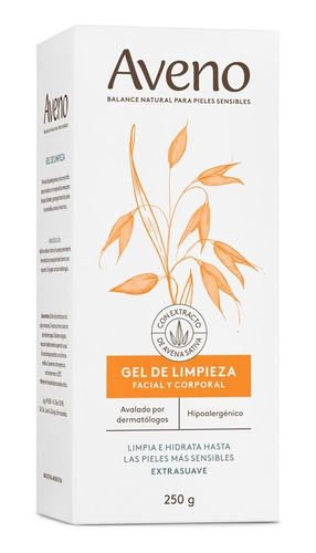 Gel De Limpieza Aveno Limpiador Avena Natural 250ml