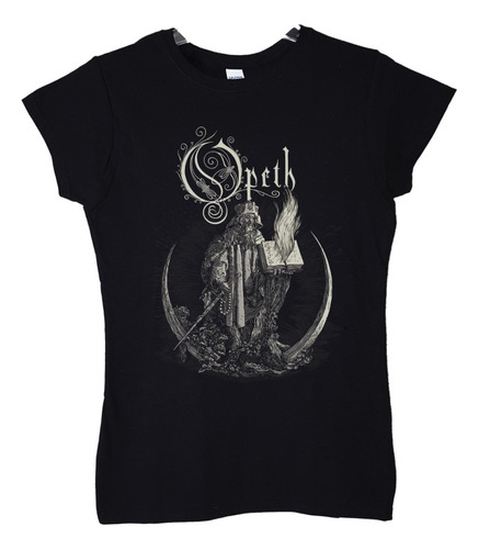 Polera Mujer Opeth Rey Luna Metal Abominatron