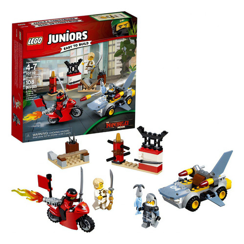 Lego Junior Ninjago Tiburon De Ataque 10739 Bloques Educando