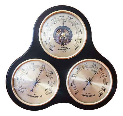 Y Barometrica Antiguo Vintage Barometro Termometro Hm307