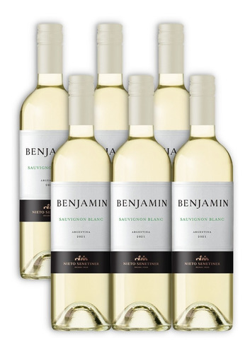 Vino Benjamín Sauvignon Blanc Caja X6u 750ml Nieto Senetiner