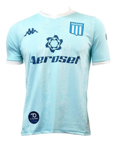 Camiseta Racing Club Kappa 2020 La Academia - Local Olivos