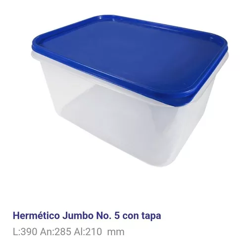 Topper Plástico Recipiente Hermético Con Tapa 2.5lt - Veana Online