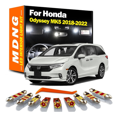 Led Premium Interior Honda Odyssey 2018 2024 + Herramienta