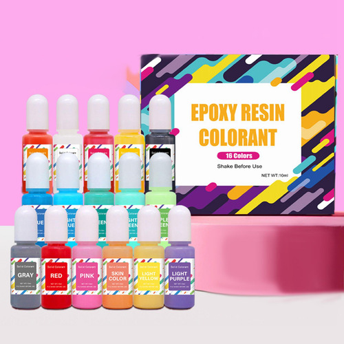 16 Uds Resina Epoxi Color Tinte Colorante Vela Hacer 10ml