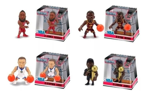 Figura Nba Metalfigs Die Cast Combo Com 4 Jogadores Dtc 4277