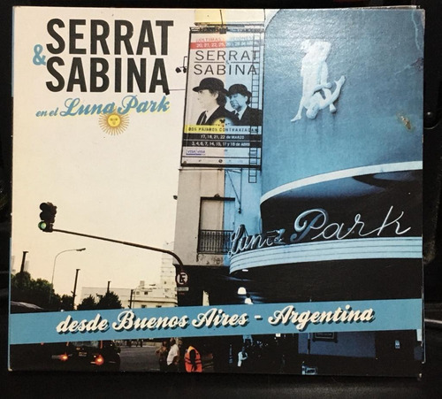 Serrat & Sabina - En El Luna Park / Cd + Dvd  Ex Liniers