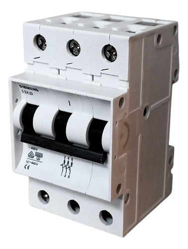 Disjuntor Siemens 25a (c) Tripolar