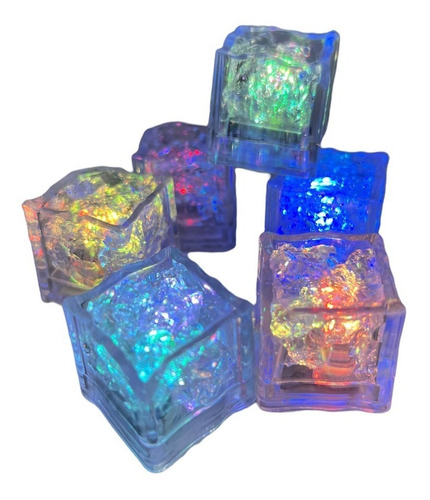 24 Hielo Luminosos Luz Led Fiesta Batucada Sumergible