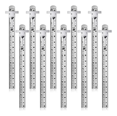 6 Inch 15 Cm Pocket Ruler Flexible Precision Stainless ...