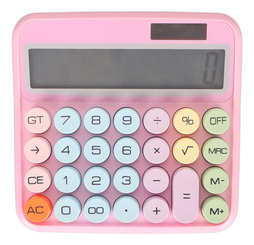 Calculadora De Teclado Mecánico De 12 Dígitos, Electrónica C