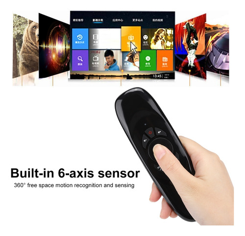 Controle Remoto Sem Fio Com Teclado E Mouse Voador Us