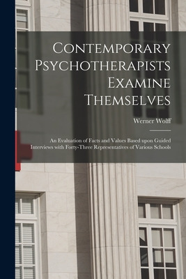 Libro Contemporary Psychotherapists Examine Themselves; A...