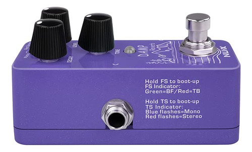 Pedal De Efectos De Guitarra Nux Damp Reverb Con Afinador