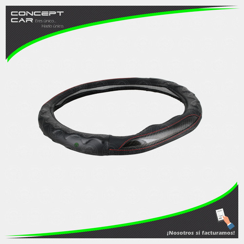 Funda Cubre Volante Fibra Carbono Dedos Tipo D Auto Camionet