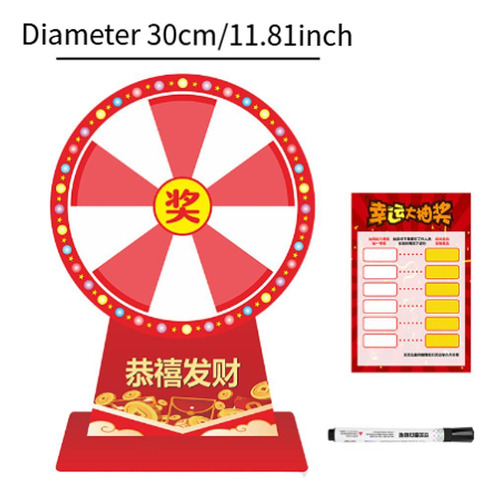 Ruleta De Mesa Portátil Con Premios Para Multicolor A