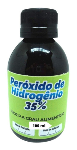 H2o2 35% Food Grade 100 Ml