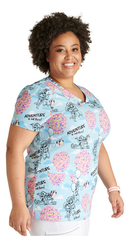 Top Clínico Estampado Mujer, Tooniforms Disney Tf776 Upad