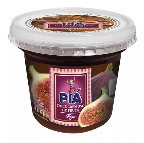 Geléia Piá Pote Chimia Doce Schimier Tipo Colonial 5x400 Gr